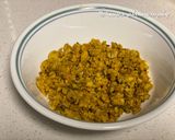A picture of step 2 of Keema Veggies loaded Frittata.