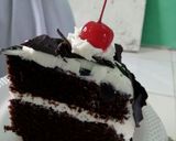 Foto langkah ke 20 dari resep Blackforest (base cake Brownies kukus Ny. Liem).