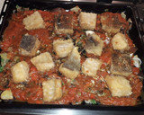 Foto del paso 2 de la receta: Bacalao con pimiento rojo y Salsa de tomate