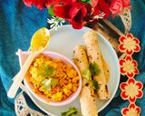 A picture of step 2 of Butter paneer masala BHURJI 😋.