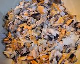 A picture of step 7 of Mussels and Mushroom Risotto, Dairy-free.
