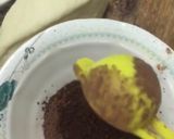 A picture of step 2 of Leopard Bread (on stove).