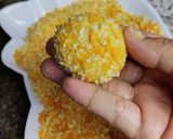 Foto langkah ke 4 dari resep Bola Labu kuning isi coklat.