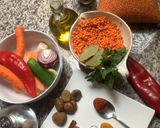 Une image de l'étape 2 de 🫕Velouté 🍁🌶lentilles corail 🪸 châtaignes 🌰.