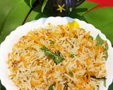 A picture of step 4 of Carrot Rice Pulao.