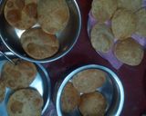A picture of step 18 of Bihari dal puri.