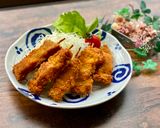 A picture of step 4 of My Mother’s Japanese Skewered Cutlet.