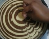 A picture of step 10 of Zebra cake#author marathon.