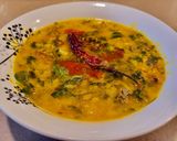 A picture of step 4 of Methi Dal.