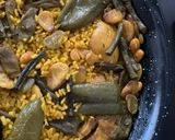 Foto del paso 4 de la receta: Paella de pollo, conejo y pato, con las 5 clases de alubias tradicionales