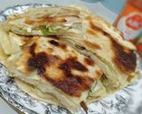 Foto langkah ke 12 dari resep Muthobbaq (martabak versi yaman).