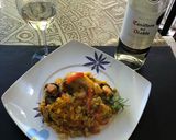 Foto del paso 6 de la receta: Paella mixta (pollo y mariscos)
