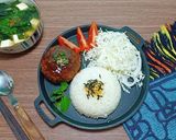 Hình bước làm 4 của món Hambagu - Thịt viên kiểu Nhật