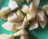 Alma-édesburgonya püré tésztával babáknak 👶🏻 recept fázis 1 fotója