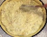 Une image de l'étape 4 de Quiche a la sause béchamel.