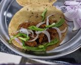A picture of step 7 of Makhani wrap.