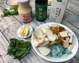 A picture of step 6 of Three-Cup Gua Bao with Four-Ingredient Vegetable Soup.