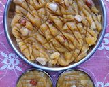 A picture of step 4 of Potato And Sweet Potato Sheera.