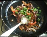 A picture of step 8 of Chapati Noodles.