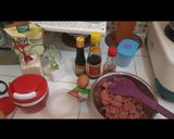 Foto langkah ke 1 dari resep Tim daging sapi telur.