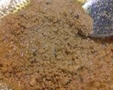 A picture of step 3 of Moong dal halwa.