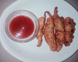 मिर्ची भजिया(mirchi bhajiya recipe in hindi) रेसिपी चरण 4 फोटो