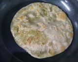 A picture of step 4 of Matar Paratha.