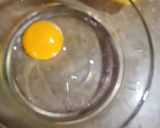 A picture of step 1 of French omelette.