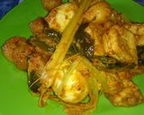 Foto langkah ke 6 dari resep Rendang kentang, tahu+telur.