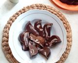 Foto langkah ke 4 dari resep Puding Cokelat Kelapa Muda.