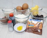 Foto langkah ke 1 dari resep Brownies kukus Amanda KW SUPER.