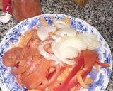 Foto del paso 2 de la receta: Wok de pollo. Amistad detrás de la cordillera