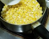 A picture of step 2 of Stir Fry Lime Leave Corn.