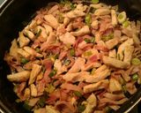 Foto del paso 5 de la receta: Pasta gratinada con pollo, puerro y jamón