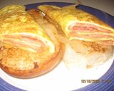 Foto del paso 6 de la receta: Desayuno con huevo, bacon y pan