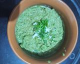 A picture of step 1 of Coconut mint chutney.