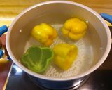 A picture of step 1 of Lee's Stuffed TexMex Bell Peppers.