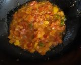 A picture of step 2 of Bhey ki sabzi.