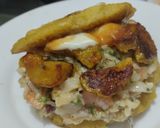Foto del paso 11 de la receta: Arepa rellena de pescado y plátano maduro🥯🫓🥙