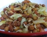 A picture of step 3 of Black Sprout salad.