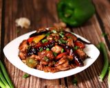 A picture of step 5 of Kung Pao Chicken/Chinese Chicken starter/Restaurant style.