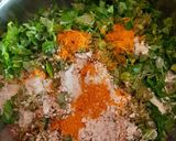 A picture of step 2 of Bajri methi dhebra.