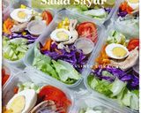 Foto langkah ke 6 dari resep Salad Sayur bekal praktis.