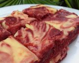 Foto langkah ke 4 dari resep Redvelvet cheesecake.