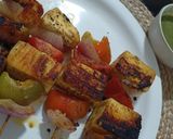 A picture of step 9 of Paneer tikka.