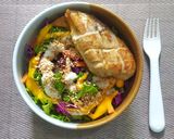 Foto langkah ke 5 dari resep Chicken Panseard+ Salad Mayo Mustard.