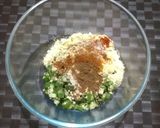 A picture of step 1 of Crispy Bhindi pakora.