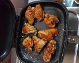 Foto langkah ke 9 dari resep Ayam Bakar Lapis Tepung Saus Tomat Madu.