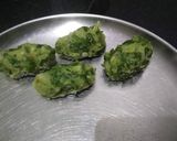 A picture of step 2 of Spinach Cheese Bullets.