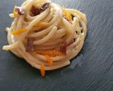 Foto del passaggio 7 della ricetta Pici in salsa di finocchio, acciughe e scorza di arancia